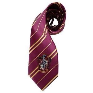Harry Potter Gryffindor Costume Tie Wizarding World Maroon & Gold NWT